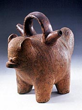 Archeologic piece of the Museo del Oro